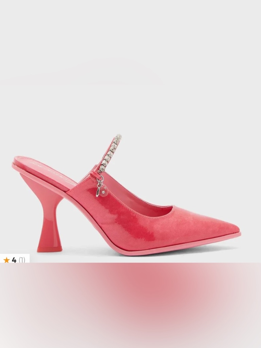 Circus by Sam Edelman Pink Rhinestone-Embellished Slingback Mule